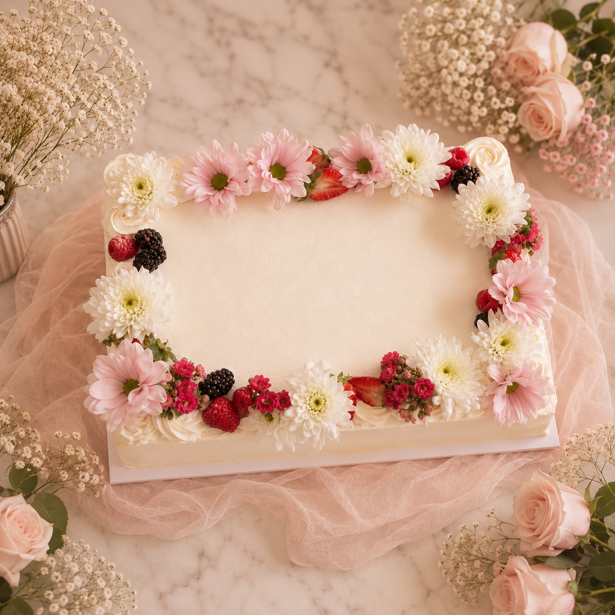 CAKE CON FIORI