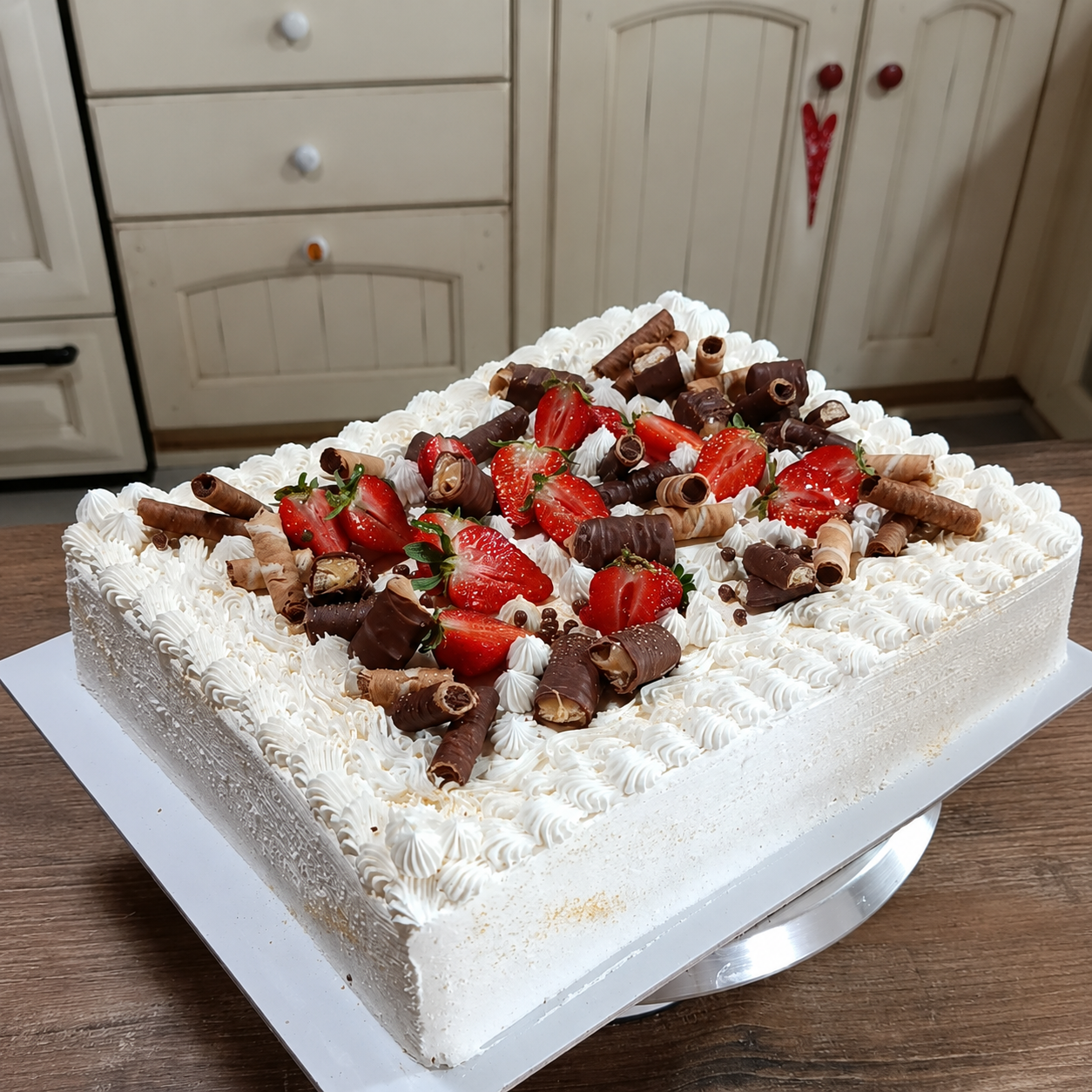 CAKE CIOCCOLATO FRAGOLE E CREMA AL MASCARPONE