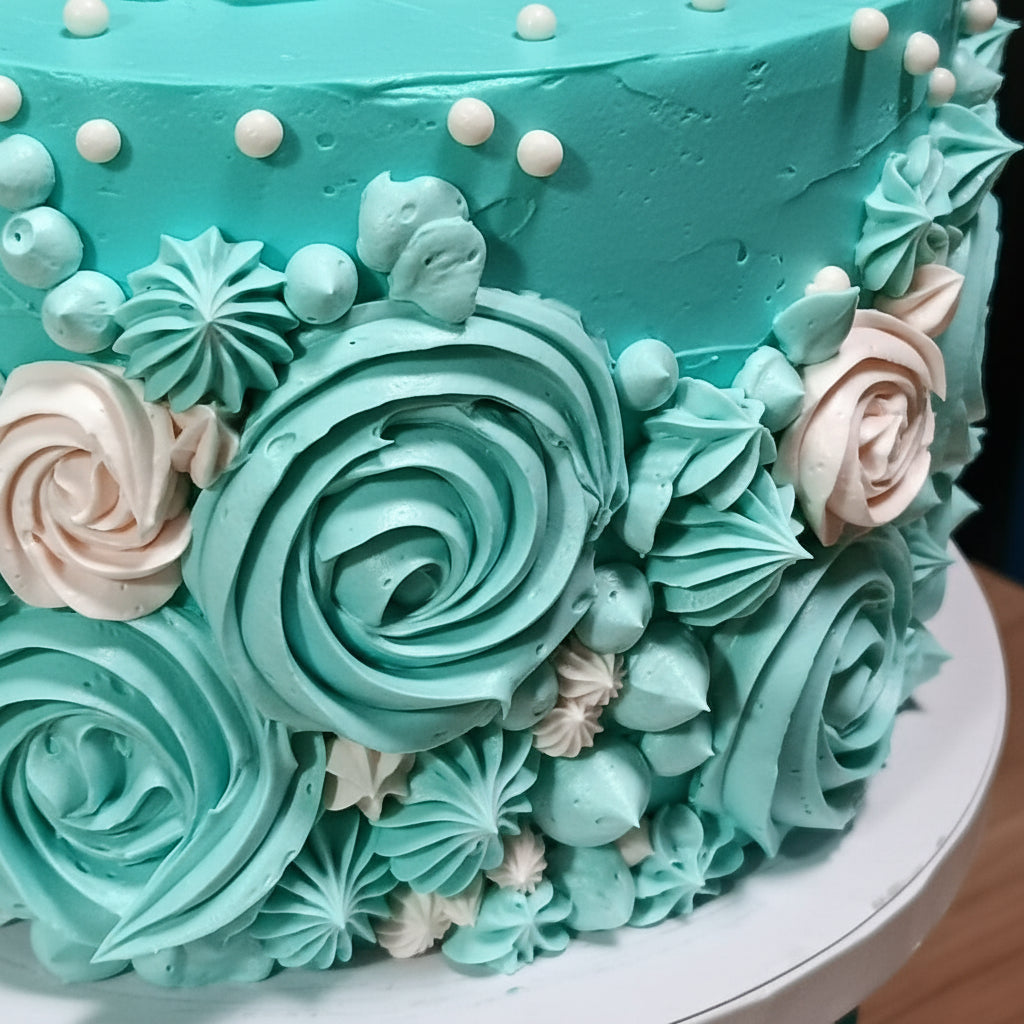TORTA TIFFANY E ROSA