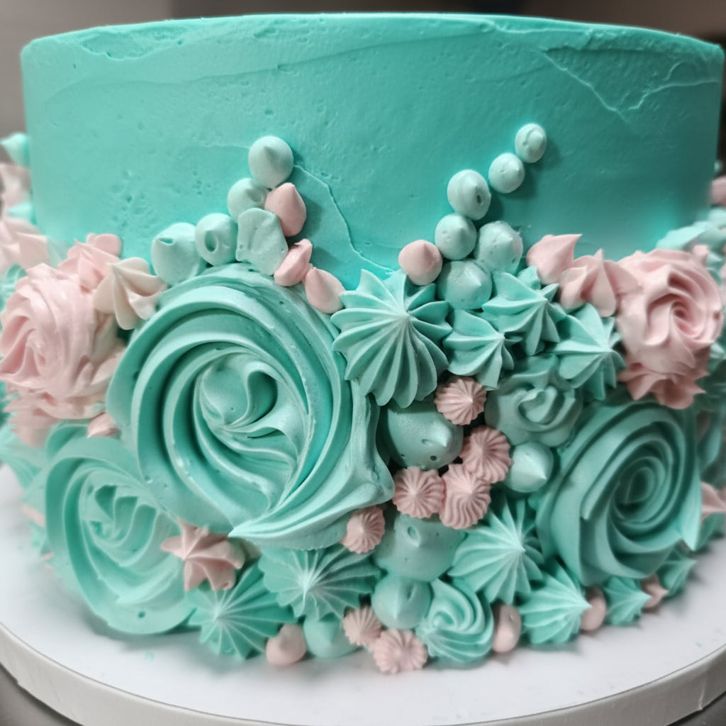 TORTA TIFFANY E ROSA